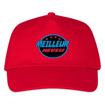 BESTER NEFFE - Kinder Basecap - Rot - Vorne