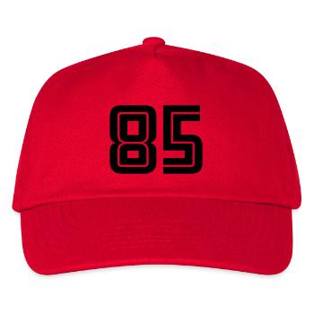 85 - Kids’ Baseball Cap - red - Front