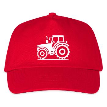 Tractor - Kids’ Baseball Cap - red - Front