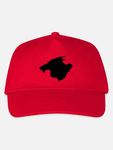 Mallorca - Kinder Basecap - Rot