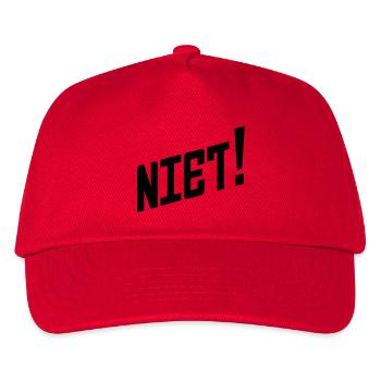 Say it in Russian: Niet! - Kids’ Baseball Cap - red - Front