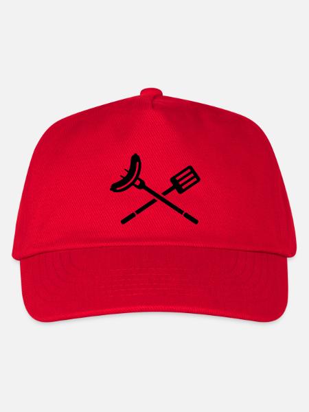 Grillen - Kinder Basecap - Rot