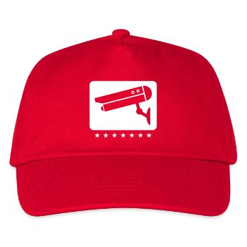 Camera Icon - Kids’ Baseball Cap - red - Front