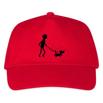 Chien de marche - Casquette de baseball Enfant - rouge - Devant