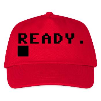 C64 idée cadeau gamer ordinateur rétro - Casquette de baseball Enfant - rouge - Devant
