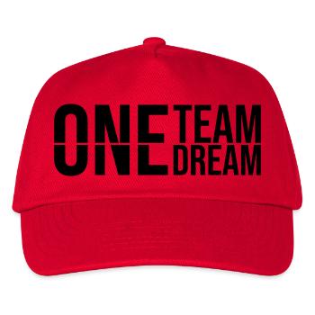 Motto One Team - Kinder Basecap - Rot - Vorne