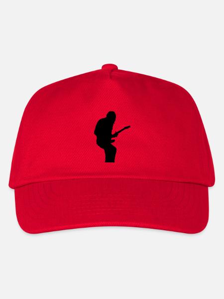 The Guitar Player! - Kinder Basecap - Rot