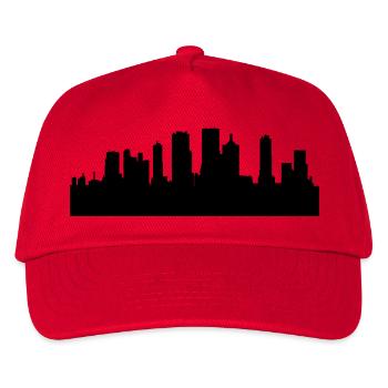 Skyscraper city - Kids’ Baseball Cap - red - Front