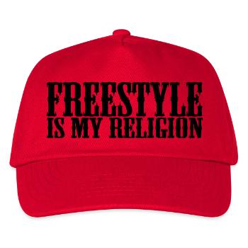freestyle is my religion - Kids’ Baseball Cap - red - Front