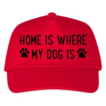 Dog - Kids’ Baseball Cap - red - Front