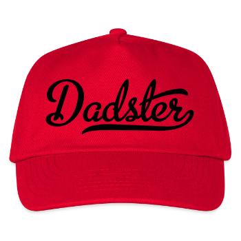 Dadster - Kinder Basecap - Rot - Vorne