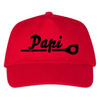 Papi - Kinder Basecap - Rot - Vorne