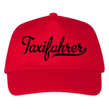 Taxifahrer - Kinder Basecap - Rot - Vorne