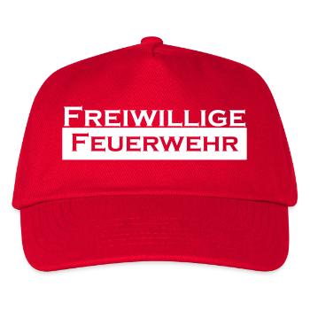Freiwillige Feuerwehr - Kinder Basecap - Rot - Vorne