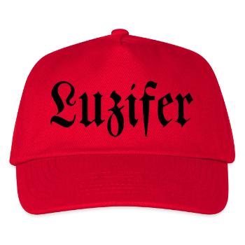(luzifer3) - Kinder Basecap - Rot - Vorne
