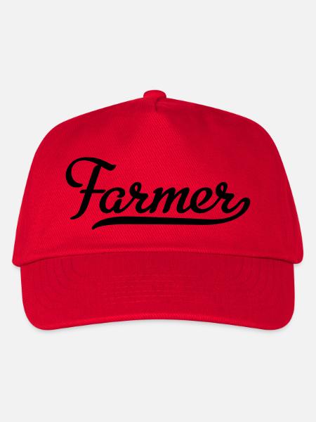 FARMER - Kinder Basecap - Rot