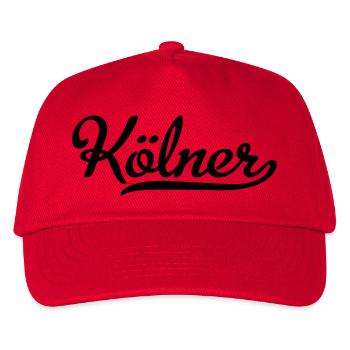 Kölner - Kinder Basecap - Rot - Vorne