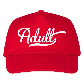 adult - Kids’ Baseball Cap - red - Front