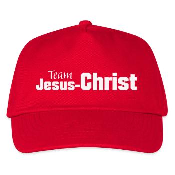 Team Jesus-Christ - Kinder Basecap - Rot - Vorne