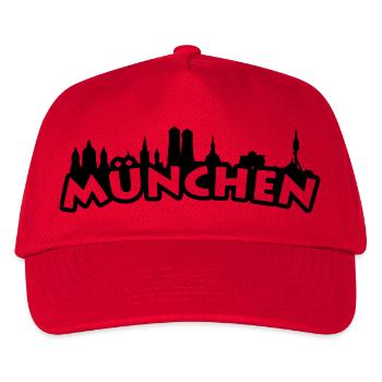 Munich - Casquette de baseball Enfant - rouge - Devant