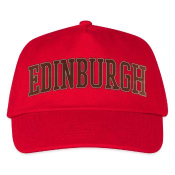 Edinburgh Scotland Vintage Lettering - Kids’ Baseball Cap - red - Front