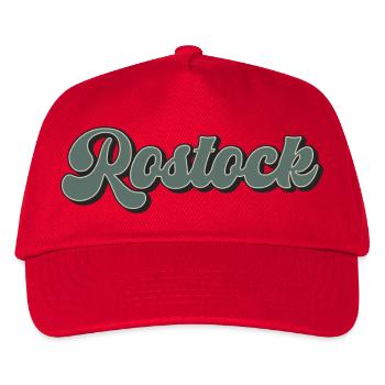 Rostock - Kinder Basecap - Rot - Vorne
