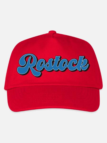 Rostock - Kinder Basecap - Rot