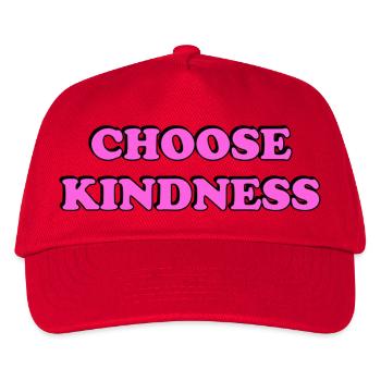 Choisissez le rose Kindness - Casquette de baseball Enfant - rouge - Devant