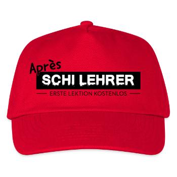 Après Ski Instructor Party Shirt - Kids’ Baseball Cap - red - Front