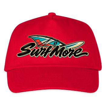 Surf More – Wind Classic - Kinder Basecap - Rot - Vorne