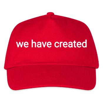 We have created - Kids’ Baseball Cap - red - Front