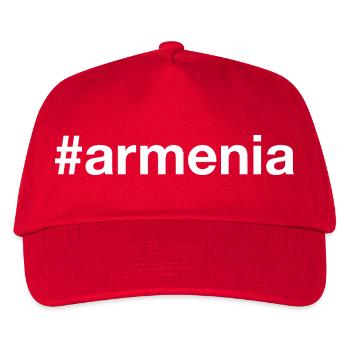 Armenia Armenien Hashtag - Kids’ Baseball Cap - red - Front