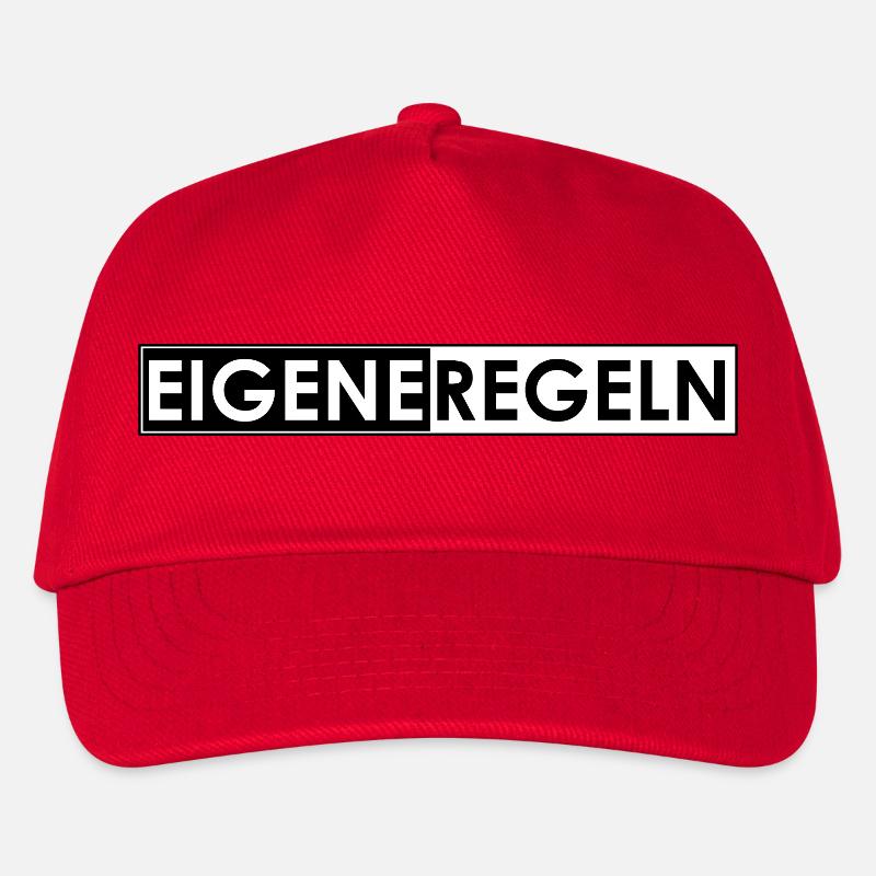 Eigene Regeln - Kinder Basecap - Rot