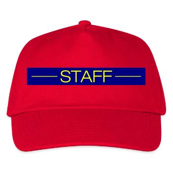 Staff - Kinder Basecap - Rot - Vorne