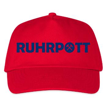Ruhrpott - Dat hat wat mittn Herz zu tun - Zeche - Kinder Basecap - Rot - Vorne