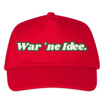 C’était une idée. T-shirt amusant pour chaque jour. - Casquette de baseball Enfant - rouge - Devant