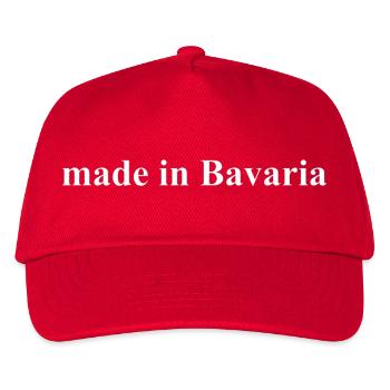 Made in Bavaria - Kids’ Baseball Cap - red - Front