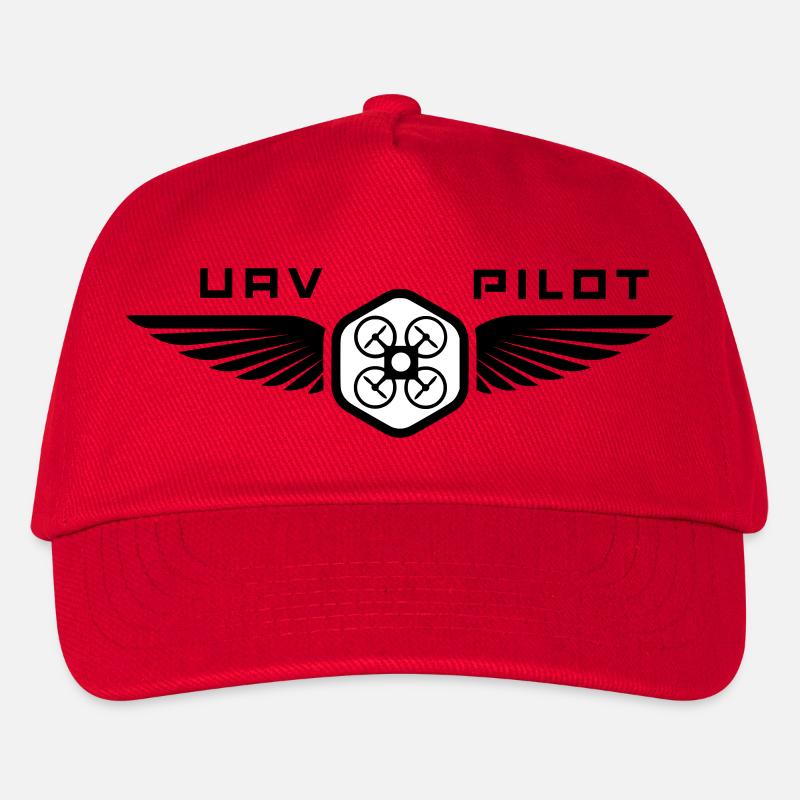 UAV PILOT1 - Kinder Basecap - Rot