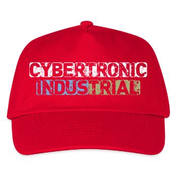 Cybertronic Industrial - Kinder Basecap - Rot - Vorne