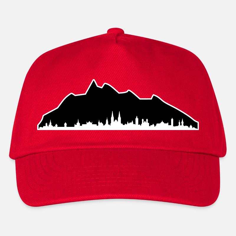 Pilatus Luzern Kontur - Kinder Basecap - Rot