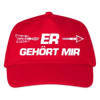 He's mine - Kids’ Baseball Cap - red - Front