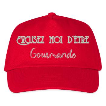 Excuse me for being greedy - Kids’ Baseball Cap - red - Front