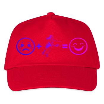 Pickleballsport Idee für Pickleball Community Fans - Kinder Basecap - Rot - Vorne