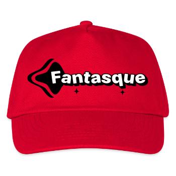 Whimsical Black and White - Kids’ Baseball Cap - red - Front