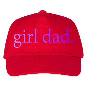 Papa fille cadeau de paternité - Casquette de baseball Enfant - rouge - Devant