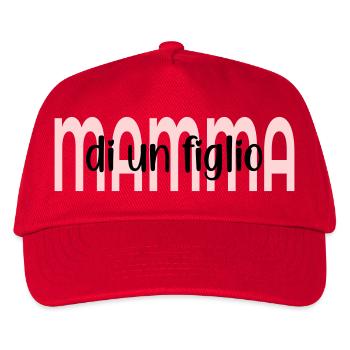 Mutter eines Kindes - Kinder Basecap - Rot - Vorne
