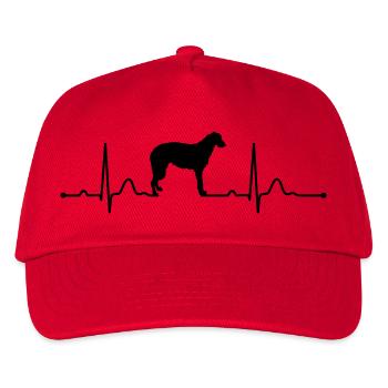 DEERHOUND heartbeat heartbeat - Kids’ Baseball Cap - red - Front