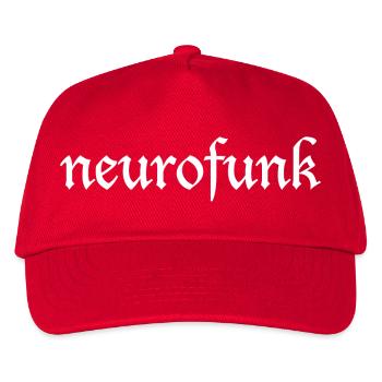 neurofunk blanc - Casquette de baseball Enfant - rouge - Devant