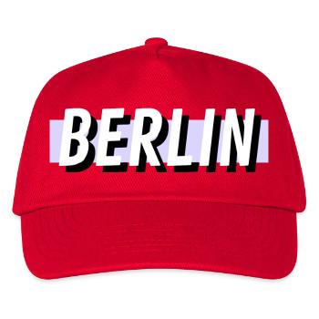 Berlin - Kinder Basecap - Rot - Vorne
