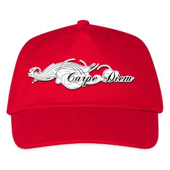 Carpe Diem - Kinder Basecap - Rot - Vorne
